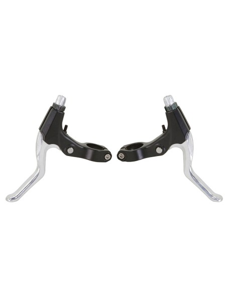 Cantilever Alloy Brake Lever Set 228-AD Black/Chrome.